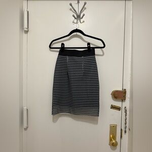 Milly Monochrome Knit Skirt